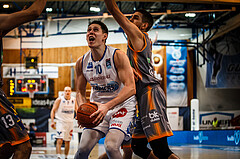 Basketball, bet-at-home Basketball Superliga 2021/22, Grunddurchgang Runde 16, Oberwart Gunners, Klosterneuburg Dukes, 