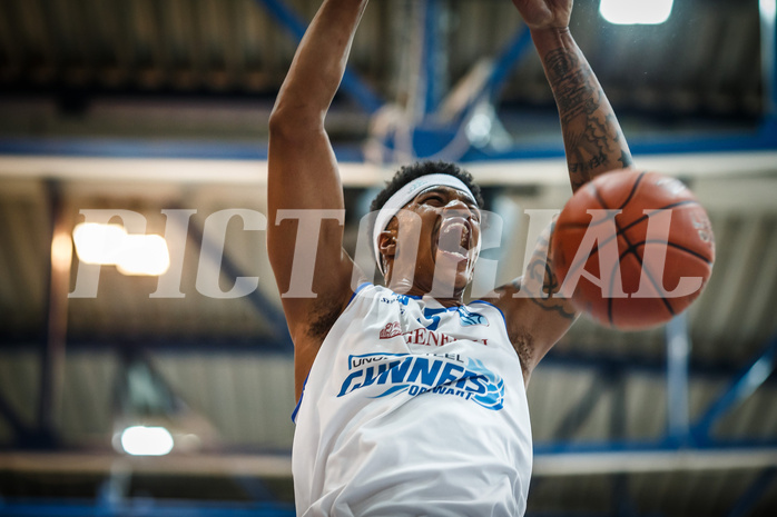 Basketball, bet-at-home Basketball Superliga 2021/22, Grunddurchgang Runde 16, Oberwart Gunners, Klosterneuburg Dukes, Rob Howard (5)