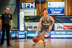 Basketball, bet-at-home Basketball Superliga 2021/22, Grunddurchgang Runde 16, Oberwart Gunners, Klosterneuburg Dukes, Valentin Bauer (14)