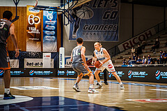 Basketball, bet-at-home Basketball Superliga 2021/22, Grunddurchgang Runde 16, Oberwart Gunners, Klosterneuburg Dukes, Sebastian Käferle (7)
