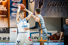 Basketball, bet-at-home Basketball Superliga 2021/22, Grunddurchgang Runde 16, Oberwart Gunners, Klosterneuburg Dukes, Florian Köppel (8)