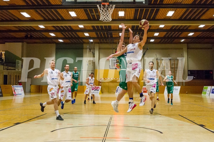 Basketball, 2.Bundesliga, Grunddurchgang 11.Runde, Mattersburg Rocks, KOS Celovec, Benjamin BERNLEITHNER 13)