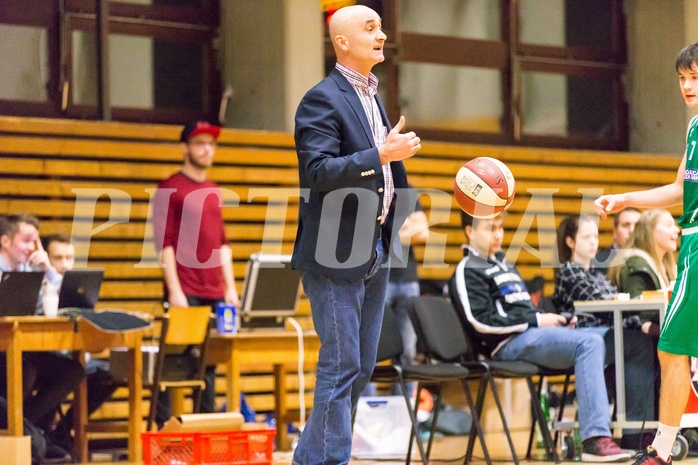 Basketball, 2.Bundesliga, Grunddurchgang 11.Runde, Mattersburg Rocks, KOS Celovec, Dragan Sliskovic (Head Coach)