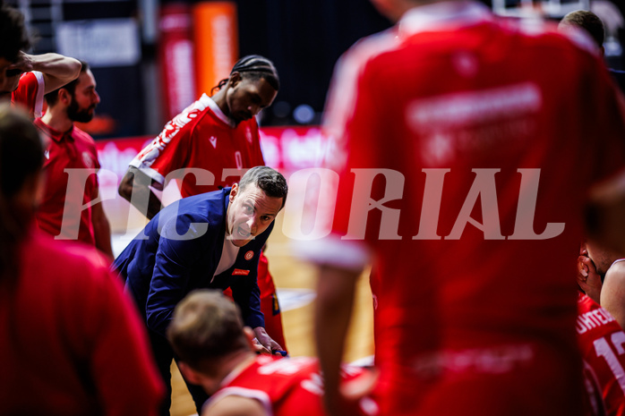 Basketball, Win2Day Superliga 2024/25, Grunddurchgang 13.Runde, BC Vienna, Traiskirchen Lions, Benedikt Danek (Head Coach)