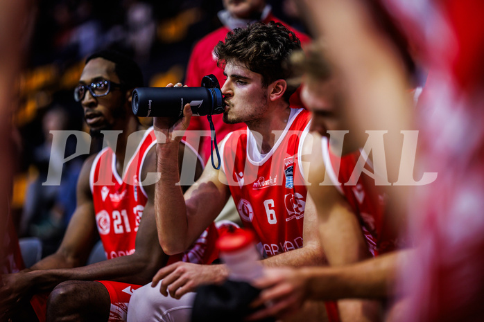 Basketball, Win2Day Superliga 2024/25, Grunddurchgang 13.Runde, BC Vienna, Traiskirchen Lions, Aleksej Kostic (6)