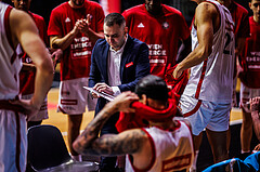 Basketball, Win2Day Superliga 2024/25, Grunddurchgang 13.Runde, BC Vienna, Traiskirchen Lions, Hrvoje Radanovic (Head. Coach)