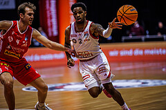 Basketball, Win2Day Superliga 2024/25, Grunddurchgang 13.Runde, BC Vienna, Traiskirchen Lions, Ryan Moffat (4), Zac Owens (2)