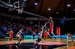 Basketball, Win2Day Superliga 2024/25, Grunddurchgang 13.Runde, BC Vienna, Traiskirchen Lions, Zac Owens (2), Cedric Russell (0)