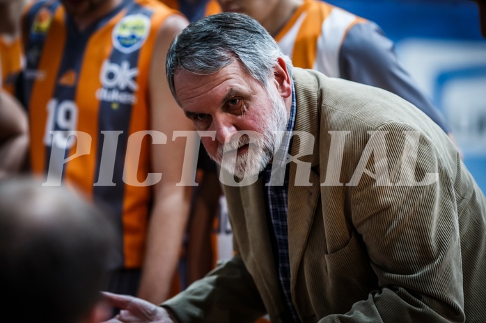 Basketball, ABL 2018/19, Grunddurchgang 13.Runde, Oberwart Gunners, Klosterneuburg Dukes, Werner Sallomon (Head Coach)