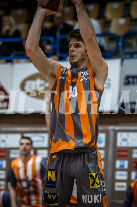 Basketball, ABL 2018/19, Grunddurchgang 13.Runde, Oberwart Gunners, Klosterneuburg Dukes, Lennard Burgemeister (10)