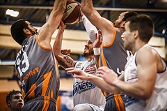 Basketball, ABL 2018/19, Grunddurchgang 13.Runde, Oberwart Gunners, Klosterneuburg Dukes, Hayden Thomas Lescault (11)