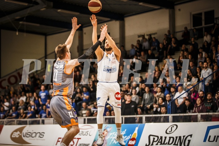 Basketball, ABL 2018/19, Grunddurchgang 13.Runde, Oberwart Gunners, Klosterneuburg Dukes, Hannes Ochsenhofer (9)