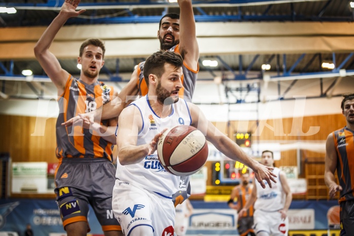 Basketball, ABL 2018/19, Grunddurchgang 13.Runde, Oberwart Gunners, Klosterneuburg Dukes, Hannes Ochsenhofer (9)
