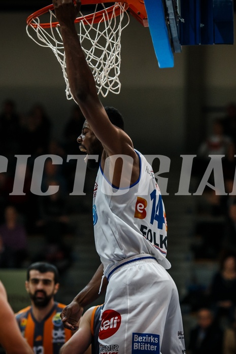 Basketball, ABL 2018/19, Grunddurchgang 13.Runde, Oberwart Gunners, Klosterneuburg Dukes, Christopher Tawiah (14)