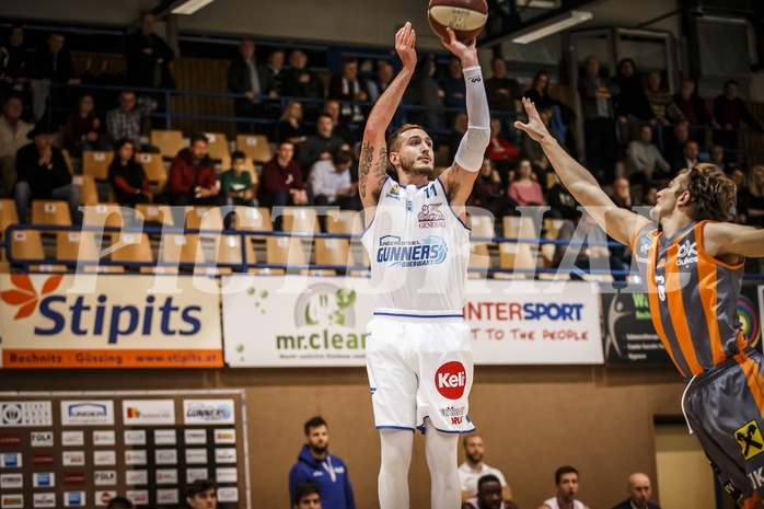 Basketball, ABL 2018/19, Grunddurchgang 13.Runde, Oberwart Gunners, Klosterneuburg Dukes, Hayden Thomas Lescault (11)