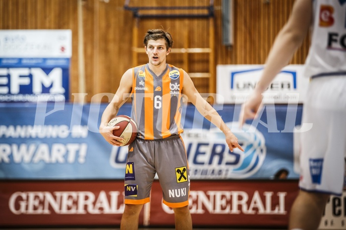 Basketball, ABL 2018/19, Grunddurchgang 13.Runde, Oberwart Gunners, Klosterneuburg Dukes, Moritz Lanegger (6)