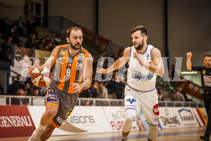 Basketball, ABL 2018/19, Grunddurchgang 13.Runde, Oberwart Gunners, Klosterneuburg Dukes, Predrag Miletic (8)