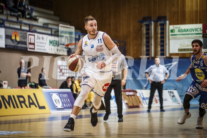 Basketball, ABL 2018/19, Grunddurchgang 17.Runde, Oberwart Gunners, Gmunden Swans, Hayden Thomas Lescault (11)