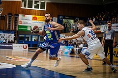 Basketball, ABL 2018/19, Grunddurchgang 17.Runde, Oberwart Gunners, Gmunden Swans, Enis Murati (4)