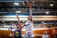 Basketball, ABL 2018/19, Grunddurchgang 17.Runde, Oberwart Gunners, Gmunden Swans, Hayden Thomas Lescault (11)