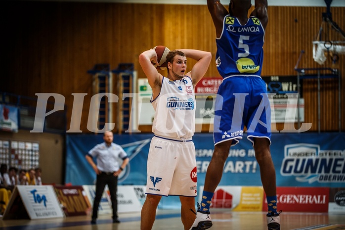 Basketball, ABL 2018/19, Grunddurchgang 17.Runde, Oberwart Gunners, Gmunden Swans, Renato Poljak (16)