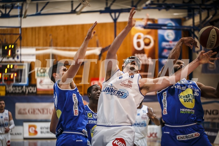 Basketball, ABL 2018/19, Grunddurchgang 17.Runde, Oberwart Gunners, Gmunden Swans, Renato Poljak (16)