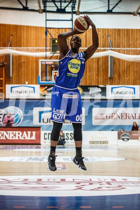 Basketball, ABL 2018/19, Grunddurchgang 17.Runde, Oberwart Gunners, Gmunden Swans, Torrion Brummitt (17)