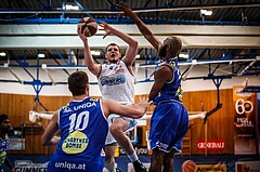 Basketball, ABL 2018/19, Grunddurchgang 17.Runde, Oberwart Gunners, Gmunden Swans, Renato Poljak (16)