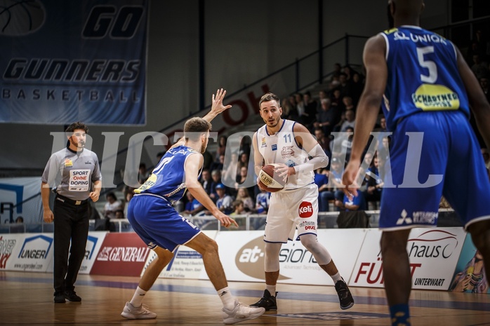 Basketball, ABL 2018/19, Grunddurchgang 17.Runde, Oberwart Gunners, Gmunden Swans, Hayden Thomas Lescault (11)