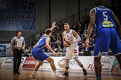 Basketball, ABL 2018/19, Grunddurchgang 17.Runde, Oberwart Gunners, Gmunden Swans, Hayden Thomas Lescault (11)