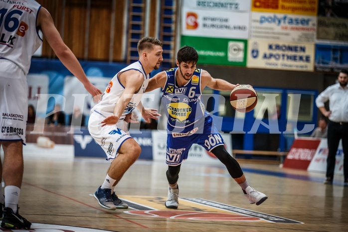 Basketball, ABL 2018/19, Grunddurchgang 17.Runde, Oberwart Gunners, Gmunden Swans, Daniel Friedrich (6)