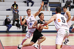Basketball 2.Bundesliga 2020/21 Grunddurchgang 6.Runde  Jennersdorf Blackbirds vs Deutsch Wagram Alligators