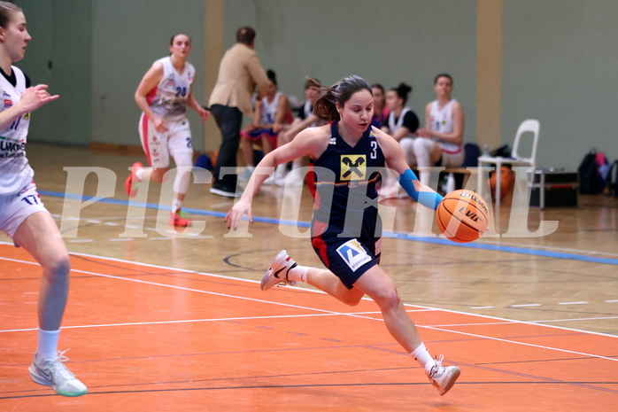 20.03.2024, Graz, Unionhalle A, Basketball Damen Superliga 2023/24, Semifinale, UBSC-DBBC Graz - SKN St. Pölten Frauen,  