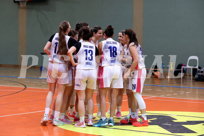 20.03.2024, Graz, Unionhalle A, Basketball Damen Superliga 2023/24, Semifinale, UBSC-DBBC Graz - SKN St. Pölten Frauen,  