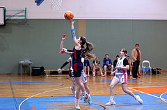 20.03.2024, Graz, Unionhalle A, Basketball Damen Superliga 2023/24, Semifinale, UBSC-DBBC Graz - SKN St. Pölten Frauen,  