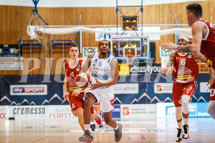 Basketball, Admiral Basketball Superliga 2019/20, Grunddurchgang 8.Runde, Oberwart Gunners, Traiskirchen Lions, Lawrence Alexander (6)
