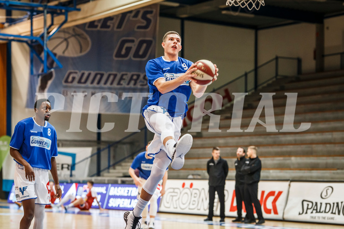 Basketball, Admiral Basketball Superliga 2019/20, Grunddurchgang 8.Runde, Oberwart Gunners, Traiskirchen Lions, Edi Patekar (9)