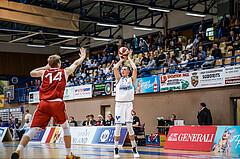 Basketball, Admiral Basketball Superliga 2019/20, Grunddurchgang 8.Runde, Oberwart Gunners, Traiskirchen Lions, Edi Patekar (9)
