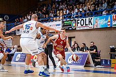Basketball, Admiral Basketball Superliga 2019/20, Grunddurchgang 8.Runde, Oberwart Gunners, Traiskirchen Lions, Jan Razdevsek (4)