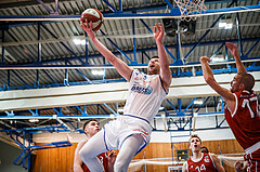 Basketball, Admiral Basketball Superliga 2019/20, Grunddurchgang 8.Runde, Oberwart Gunners, Traiskirchen Lions, Andrius Mikutis (5)