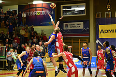 Basketball Superliga 2019/20, Grunddurchgang 8.Runde Flyers Wels vs. Kapfenberg, Benjamin Blazevic (12) vs Marino Sarlija (12)


