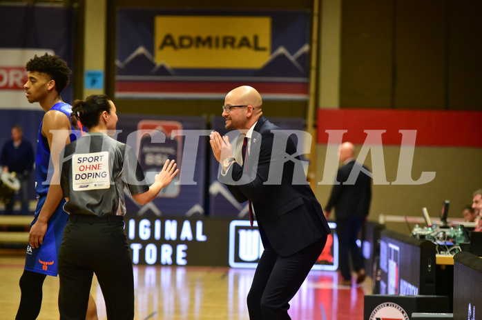 Basketball Superliga 2019/20, Grunddurchgang 8.Runde Flyers Wels vs. Kapfenberg, Sebastian Waser (Head Coach)



