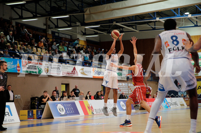 Basketball, Admiral Basketball Superliga 2019/20, Grunddurchgang 8.Runde, Oberwart Gunners, Traiskirchen Lions, Lawrence Alexander (6)