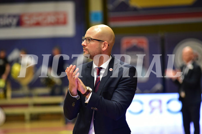 Basketball Superliga 2019/20, Grunddurchgang 8.Runde Flyers Wels vs. Kapfenberg,Sebastian Waser (Head Coach)

