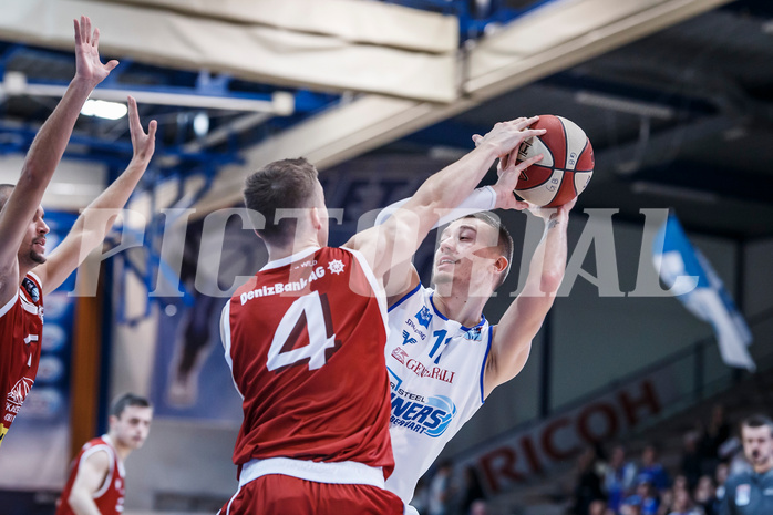 Basketball, Admiral Basketball Superliga 2019/20, Grunddurchgang 8.Runde, Oberwart Gunners, Traiskirchen Lions, Saimon Sutt (11)