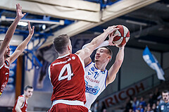 Basketball, Admiral Basketball Superliga 2019/20, Grunddurchgang 8.Runde, Oberwart Gunners, Traiskirchen Lions, Saimon Sutt (11)