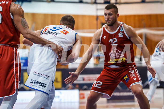 Basketball, Admiral Basketball Superliga 2019/20, Grunddurchgang 8.Runde, Oberwart Gunners, Traiskirchen Lions, Matija Radanovic (12)