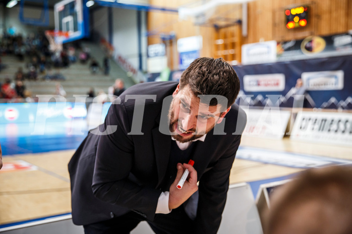 Basketball, Admiral Basketball Superliga 2019/20, Grunddurchgang 8.Runde, Oberwart Gunners, Traiskirchen Lions, Horst Leitner (Coach)