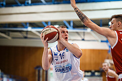 Basketball, Admiral Basketball Superliga 2019/20, Grunddurchgang 8.Runde, Oberwart Gunners, Traiskirchen Lions, Renato Poljak (16)