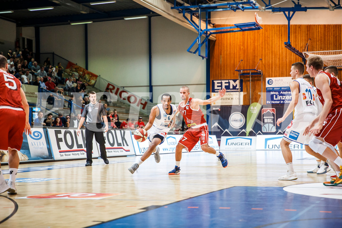 Basketball, Admiral Basketball Superliga 2019/20, Grunddurchgang 8.Runde, Oberwart Gunners, Traiskirchen Lions, Lawrence Alexander (6)